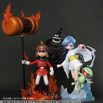 main photo of Dororon Enma-kun Meramera Unpainted Assembly Kit