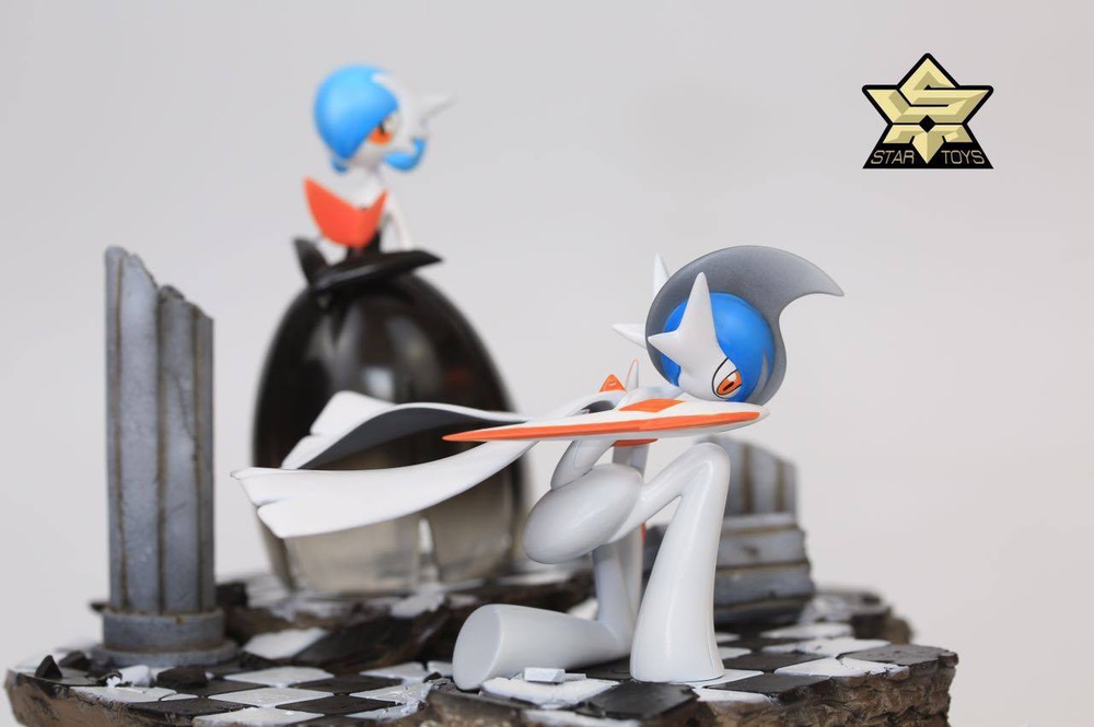 Shiny Mega Gallade & Shiny Mega Gardevoir I hope it looks like this