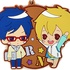 Taito Kuji Honpo Eiga High☆Speed! - Free! Starting Days - 2nd -: Hazuki Nagisa, Ryugazaki Rei Rubber Strap