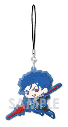 main photo of Fate/EXTELLA Clear Rubber Strap: Lancer
