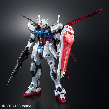 main photo of MG GAT-X105+AQM/E-X01 Aile Strike Gundam Ver. RM Clear Color Ver.
