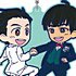 Yuri!!! on Ice Rubber Strap Collection Party: Katsuki Yuuri & Phichit Chulanont