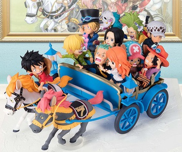 main photo of Ichiban Kuji Online One Piece 20th Anniversary World Collectable Figure Party: Bartolomeo & Boa Hancock & Monkey D. Luffy & Nami 7 Portgas D. Ace & Roronoa Zoro & Sabo & Salome & Sanji & Tony Tony Chopper & Trafalgar Law Special Blue Ver.