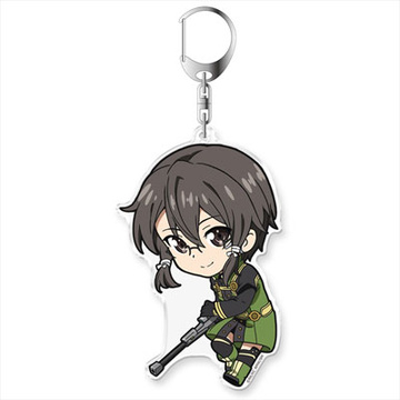 main photo of Sword Art Online the Movie Ordinal Scale Petite Colle! Acrylic Keychain: Sinon