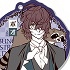 Bungo Stray Dogs Trading Mirror Charm: Edgar Allan Poe