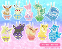 photo of Ichiban Kuji Pikachu and Friends ～Eievui twinkle dream～: Pikachu Clear Rubber Strap
