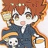 Katekyo Hitman Reborn! Rubber Strap Collection: Tsunayoshi Sawada & Reborn