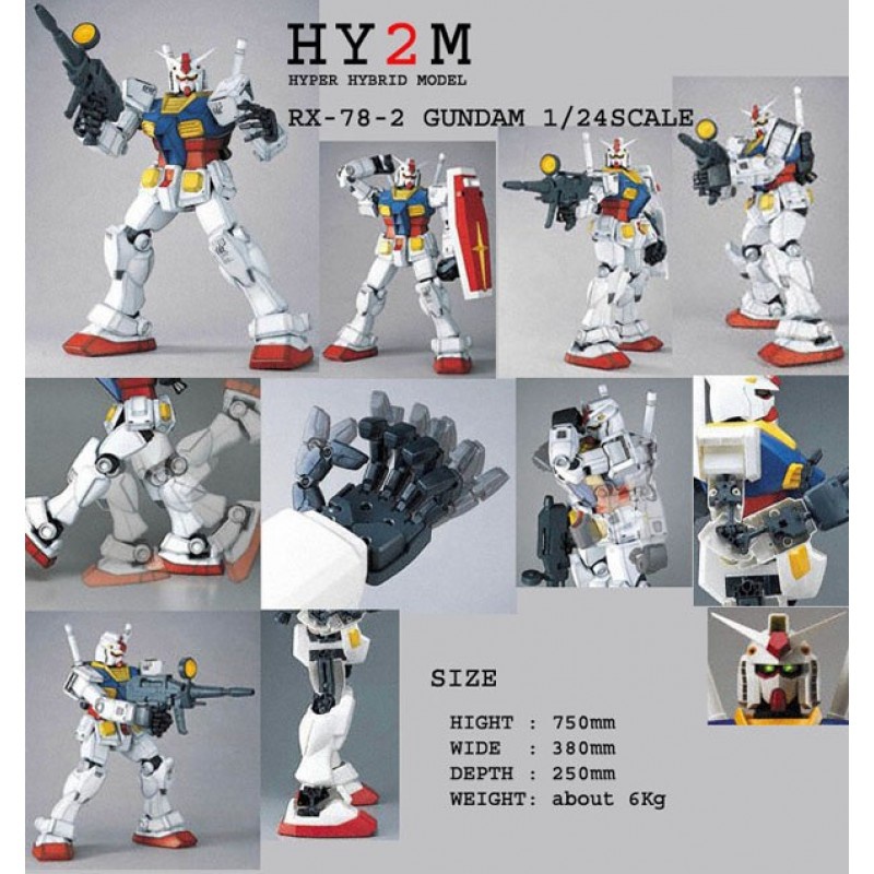 直販新品HY2M RX-78-2 ガンダム　1/24 シャア専用コーティングver， キャラクター