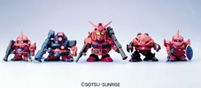 photo of SD Gundam G Generation RX-78/C.A. Gundam Char Aznable