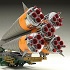 1/150 Plastic Model Soyuz Rocket & Transport Train