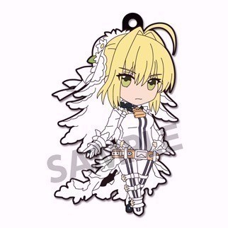 main photo of Pic-Lil! Fate/Extella Trading Rubber Strap Vol.1: Saber Bride