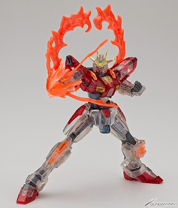 main photo of HGBF BG-011B Build Burning Gundam Plavsky Particle Clear Ver.