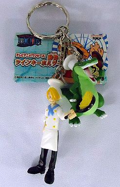 main photo of One Piece and Animal Twin Keyholder: Sanji and Crocodile