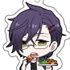 Touken Ranbu Hanamaru Good Smile x Animate Cafe Acrylic Keychain vol.3: Akashi Kuniyuki