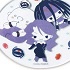 Sanrio x Fullmetal Alchemist Acrylic Keychain: Mustang and Riza