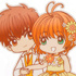 Cardcaptor Sakura Clear Card Hen Special Goods Box: Kinomoto Sakura & Li Syaoran Acrylic Stand Keychain