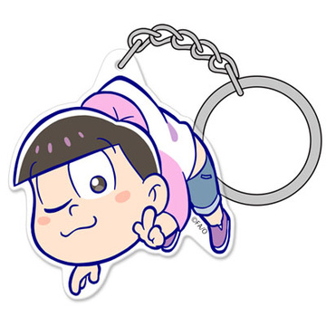 main photo of Osomatsu-san Acrylic Pinched Keychain: Todomatsu