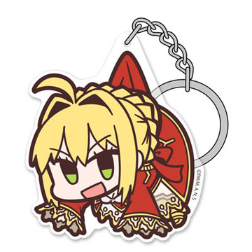 main photo of Fate/EXTRA Last Encore Acrylic Pinched Keychain: Saber