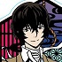 Bungo Stray Dogs Kirie Series Acrylic Keychain: Osamu Dazai