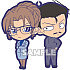 Detective Conan Rubber Strap DUO vol.3: Mouri Kogoro & Kisaki Eri