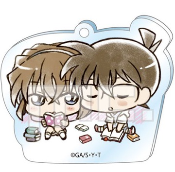 main photo of Detective Conan Have fun! Series Acrylic Keychain: Conan & Haibara