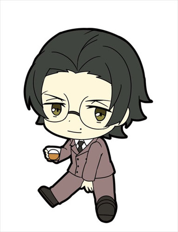 main photo of Bungo Stray Dogs Dead Apple Petanko Trading Rubber Strap: Ango Sakaguchi