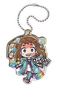 main photo of Pita! Deforme ~Boku no Hero Academia Rain Coat~ Acrylic Keychain: Uraraka Ochaco