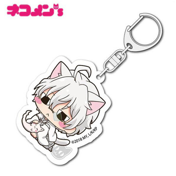 main photo of Kakuriyo no Yadomeshi Nekomens Acrylic Keychain: Byakuya