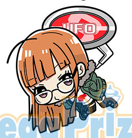 main photo of Persona 5 UFO Tsumamare Acrylic Keychain Mascot: Sakura Futaba