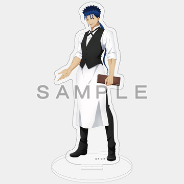 main photo of Fate/stay night [Heaven's Feel] New Illustration Acrylic Stand (Lancer /Cafe)