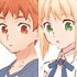 Emiya-san Chi no Kyou no Gohan Acrylic Stand: Shirou & Saber