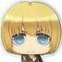 Attack on Titan Deka Keychain Chimi Chara: Armin Arlert