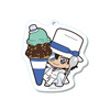 photo of Detective Conan ChokoKawa Acrylic Strap Sweet Collection: Phantom Thief Kid