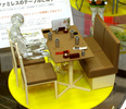 photo of 1/12 Posable Figure Accessory: Family Restaurant Table and Chair