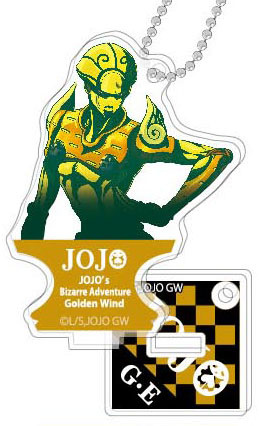 main photo of JoJo's Bizarre Adventure Golden Wind Stand Mini Acrylic Keychain: Gold Experience