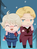 photo of Slaine Troyard & Cruhteo Acrylic Stand