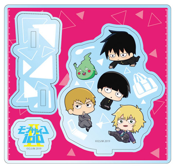 main photo of Mob Psycho 100 II Acrylic Diorama C: Shigeo, Reigen, Ekubo, Ritsu and Hanazawa Chibi Ver.