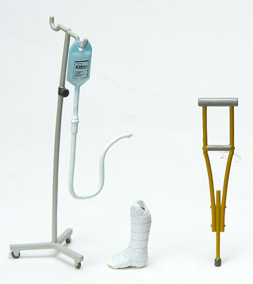 main photo of Pose Skeleton Accessory Hospital Set