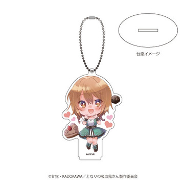 main photo of Tonari no Kyuuketsuki-san Mini Acrylic Stand Keychain: Natsuki Hinata