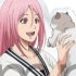 Kuroko no Basket Acrylic Stand -With a Dog & Cat-: Momoi Satsuki