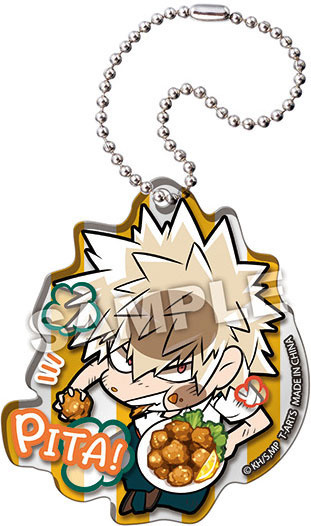 main photo of Boku no Hero Academia Pita! Deforme ~Let's Eat!~ Acrylic Keychain: Bakugou