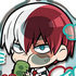 Boku no Hero Academia Pita! Deforme ~Let's Eat!~ Acrylic Keychain: Todoroki