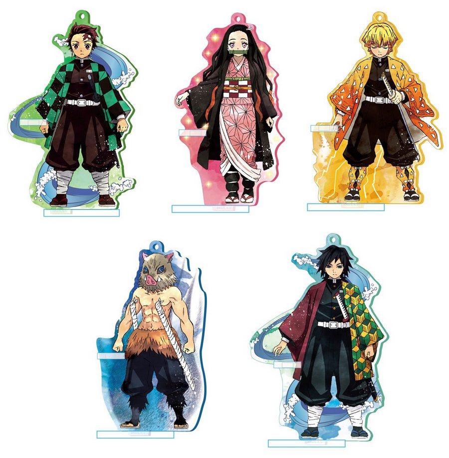 Kimetsu no Yaiba Acrylic Stand Oni Taiji ver.: Zenitsu - My Anime Shelf