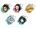 photo of Kimetsu no Yaiba Wet Color Series Acrylic Keychain: Zenitsu