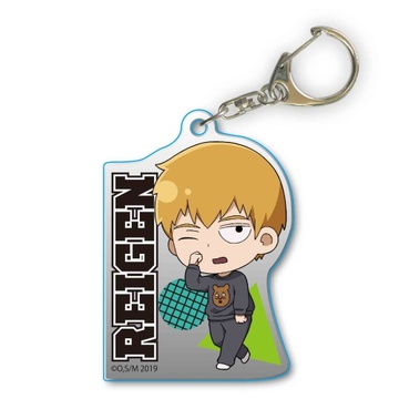 main photo of Mob Psycho 100 II Tekutoko Acrylic Keychain: Arataka Reigen (Pajamas Ver.)