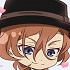 Bungo Stray Dogs Puchichoko Trading Acrylic Keychain -Spring-: Chuuya Nakahara