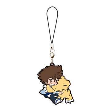 main photo of Digimon Adventure tri. Capsule Rubber Mascot: Taichi & Agumon