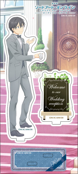 main photo of Sword Art Online -Ordinal Scale- Acrylic Stand: Wedding Kirito