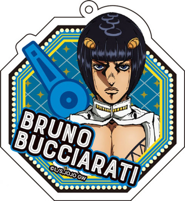 main photo of JoJo's Bizarre Adventure Golden Wind New Illustration Acrylic Keychain (2): Bruno Bucciarati