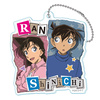 photo of Detective Conan Twin College Series Acrylic Keychain: Shinichi & Ran